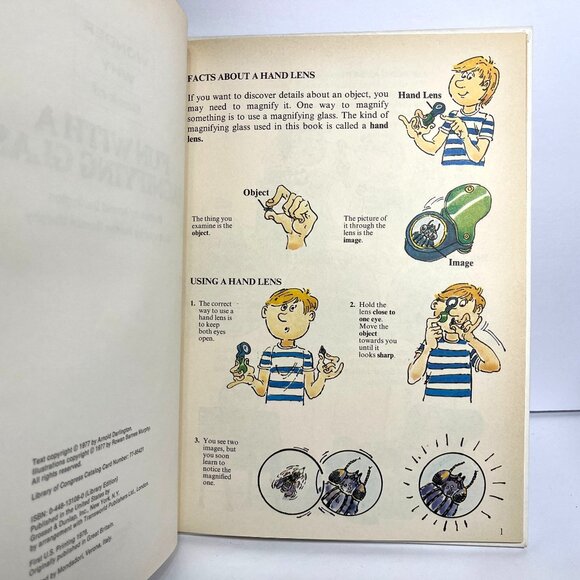 Wonder Why Book Of Fun With A Magnifying Glass By Arnold Darlington 1978 - Picture 2 of 6